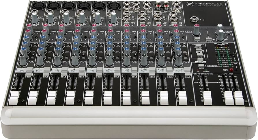 Amazon.com: Mackie 1402-VLZ3 14-Ch. Compact Recording/SR Mixer