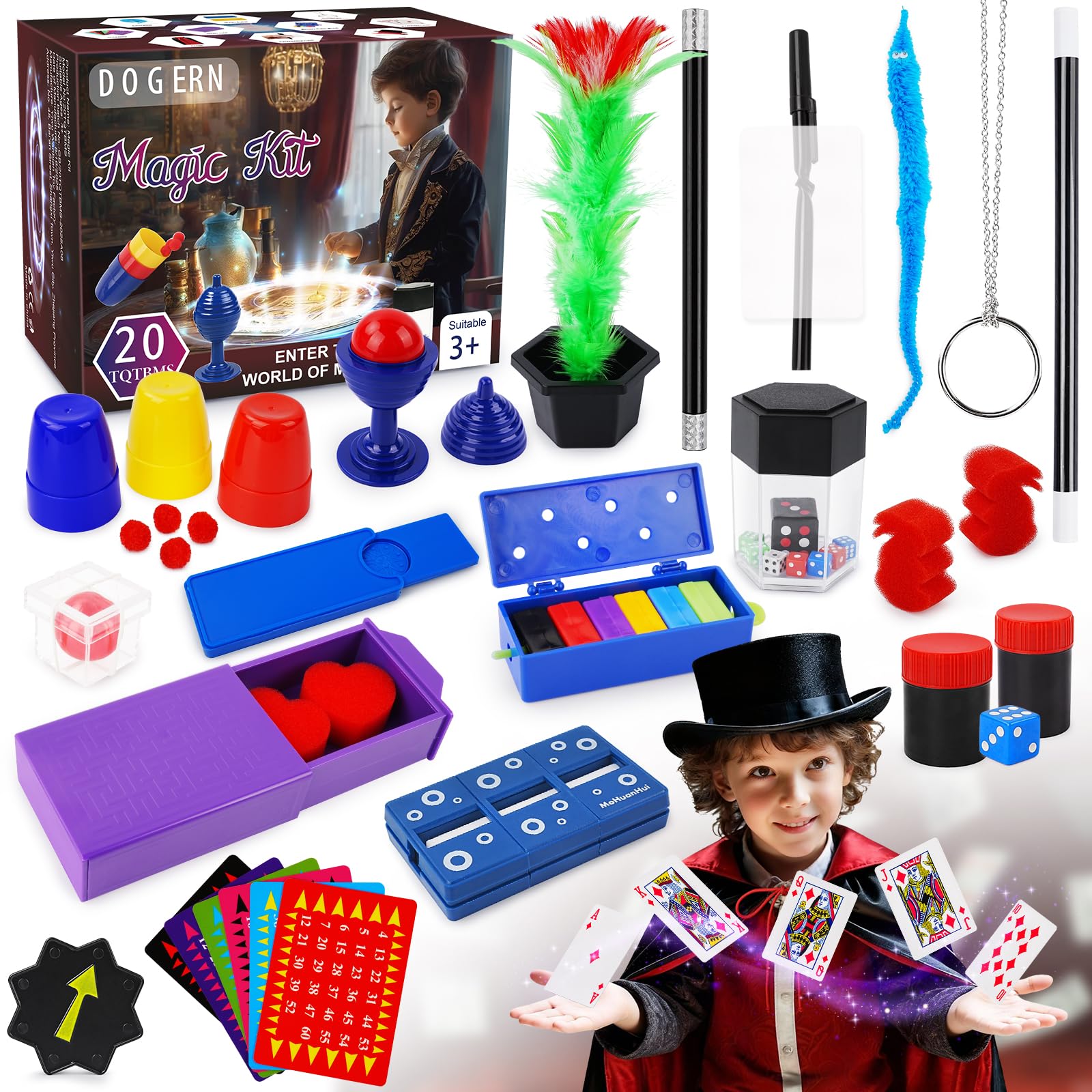 Amazon.com: Magic Kit, Magic Tricks Includes Magic Wand and