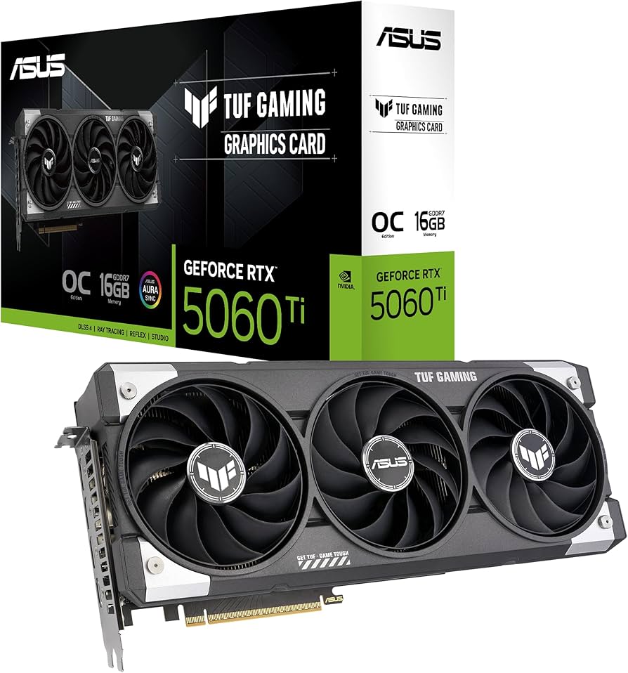 Amazon.com: ASUS TUF GeForce RTX™ 5060 Ti 16GB GDDR7 OC Edition