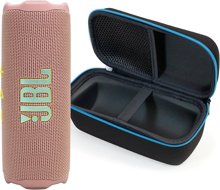 Amazon.com: JBL Flip 7 (Pink) + Bundle with divvi! Protective