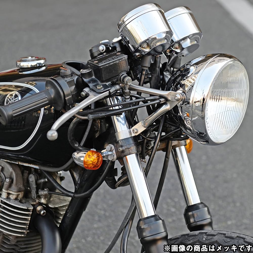 Amazon.co.jp: ウィンカーブラケット SR400 SR500 ブラック ウィンカー