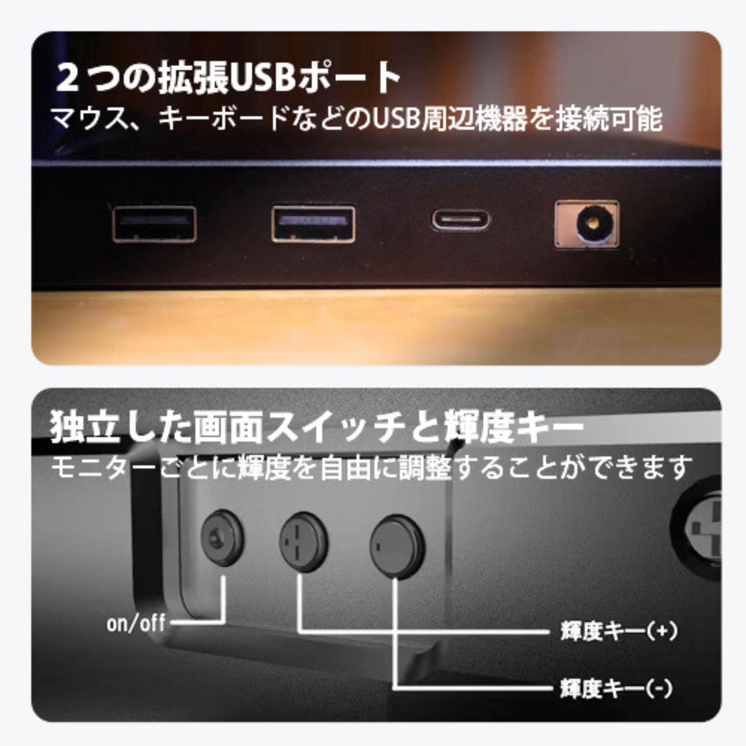Amazon.co.jp: TEXNINJA PCモニター デュアルモニター 15.6型 USB Type