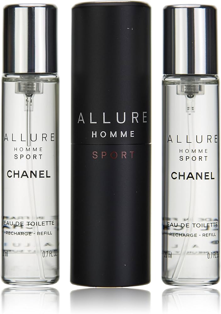 Amazon.com : Allure Homme Sport Eau De Toilette Travel Spray (With