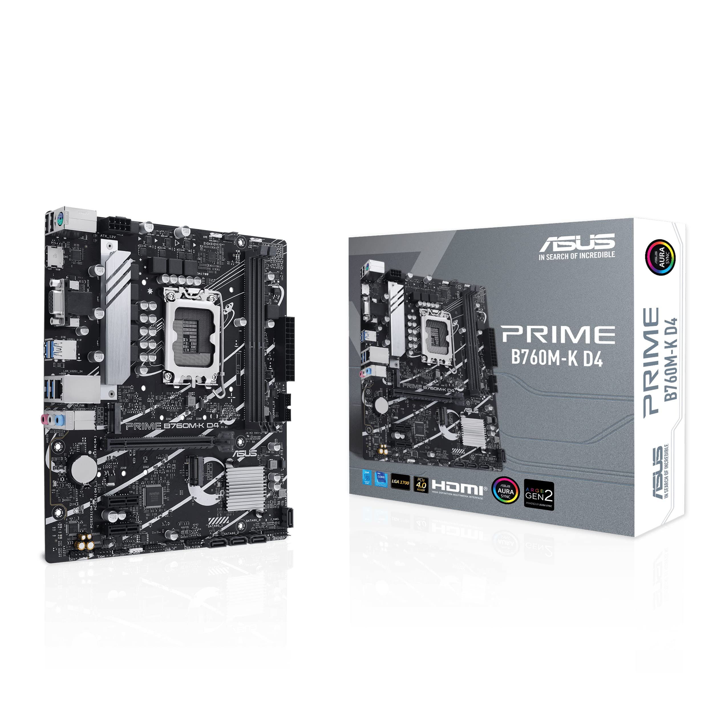 Amazon | ASUS Prime B760M-K D4 Intel® B760 (LGA 1700)(第13世代と第