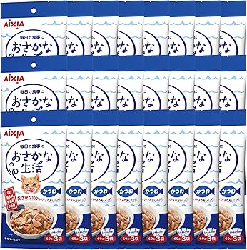 Amazon.co.jp: おさかな生活 アイシア かつお 180g 24個セット