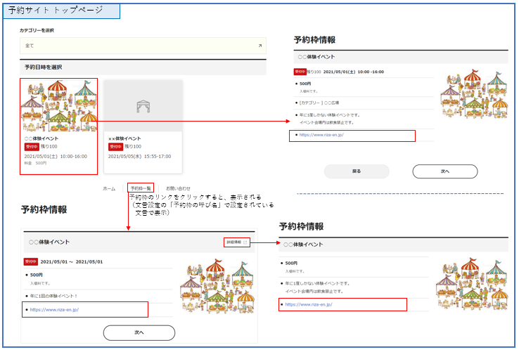 予約枠 新規登録/編集 | 予約システムリザエンマニュアル