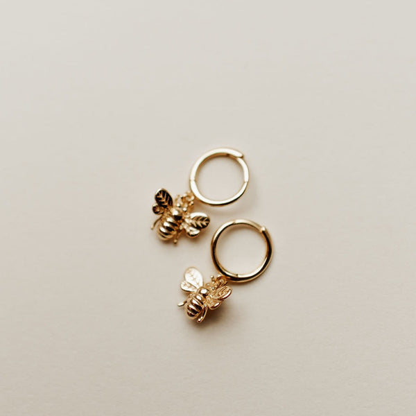 Honey Bee Hoops – Mauve Jewelry Co.