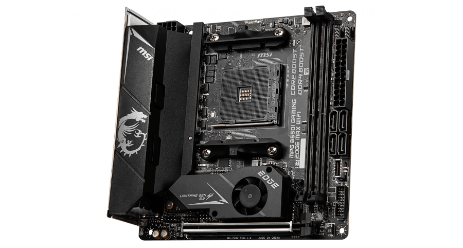 MSIからB550チップセットを搭載したMini-ITXマザーボード「MPG B550I