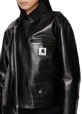 SACAI | X Carhartt WIP Leather Jacket | Women | Lane Crawford