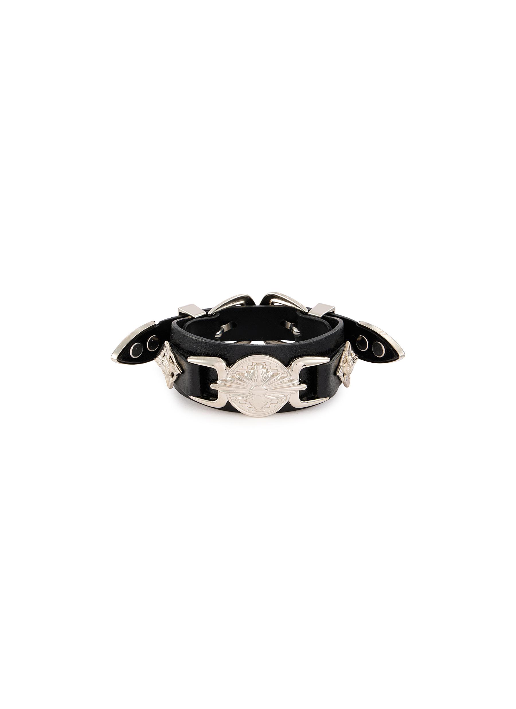 TOGA VIRILIS ACCESSORIES | Double Buckle Concho Bangle | Men