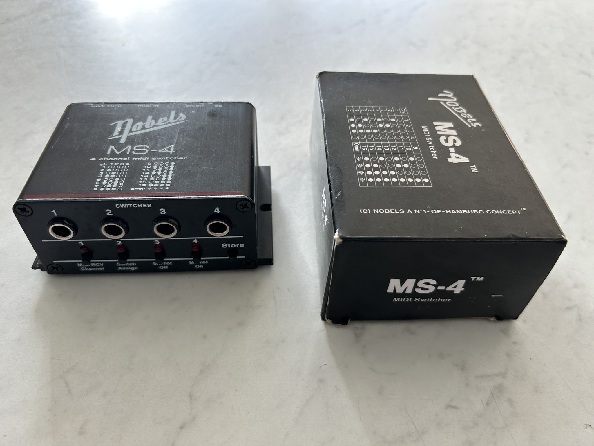 Nobels MS-4 MIDIスイッチャー Nobels MS-4 MIDIスイッチャー nobels