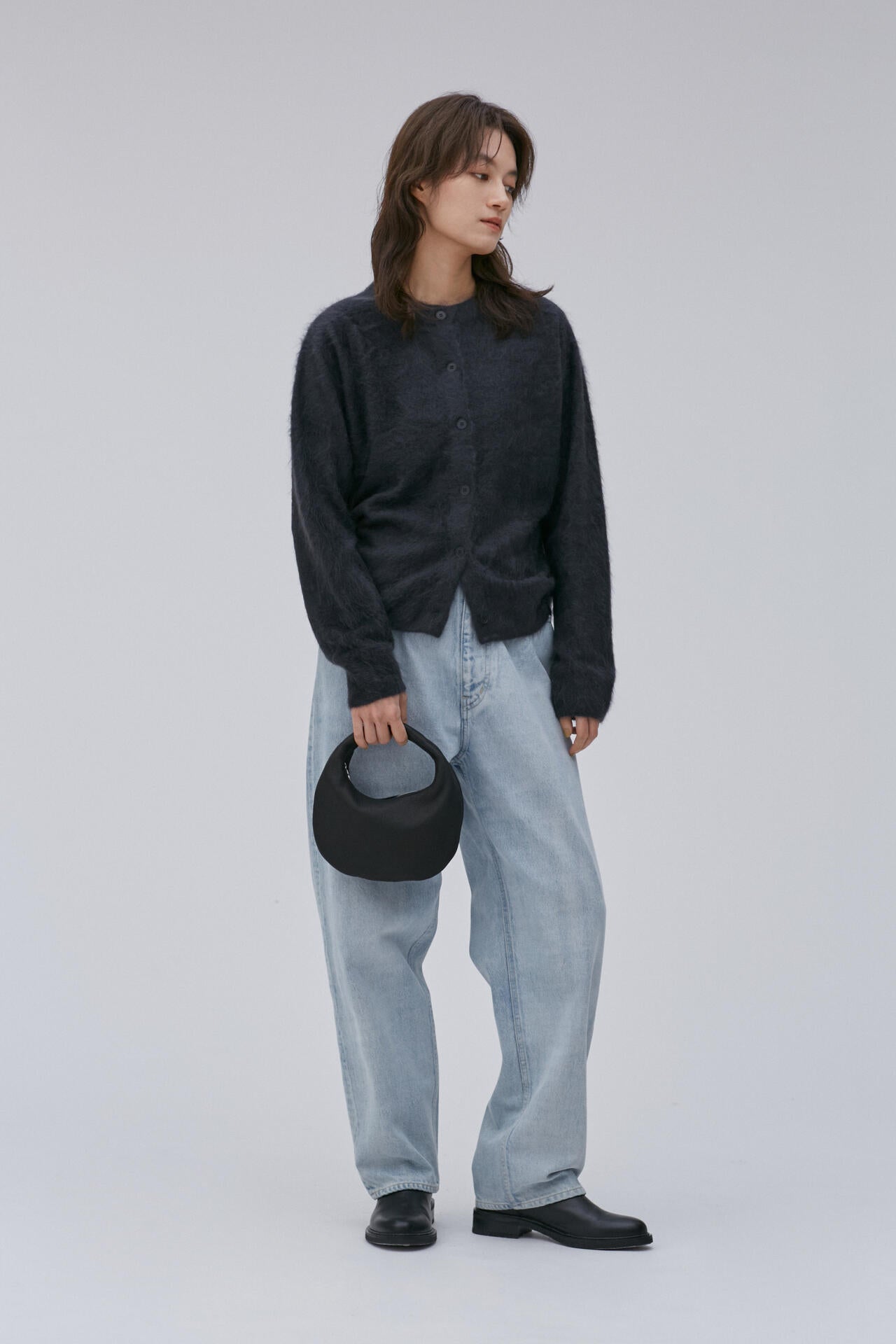 ATON / ROYAL CASHMERE FUR CREWNECK CARDIGAN | THE LIBRARY（ザ