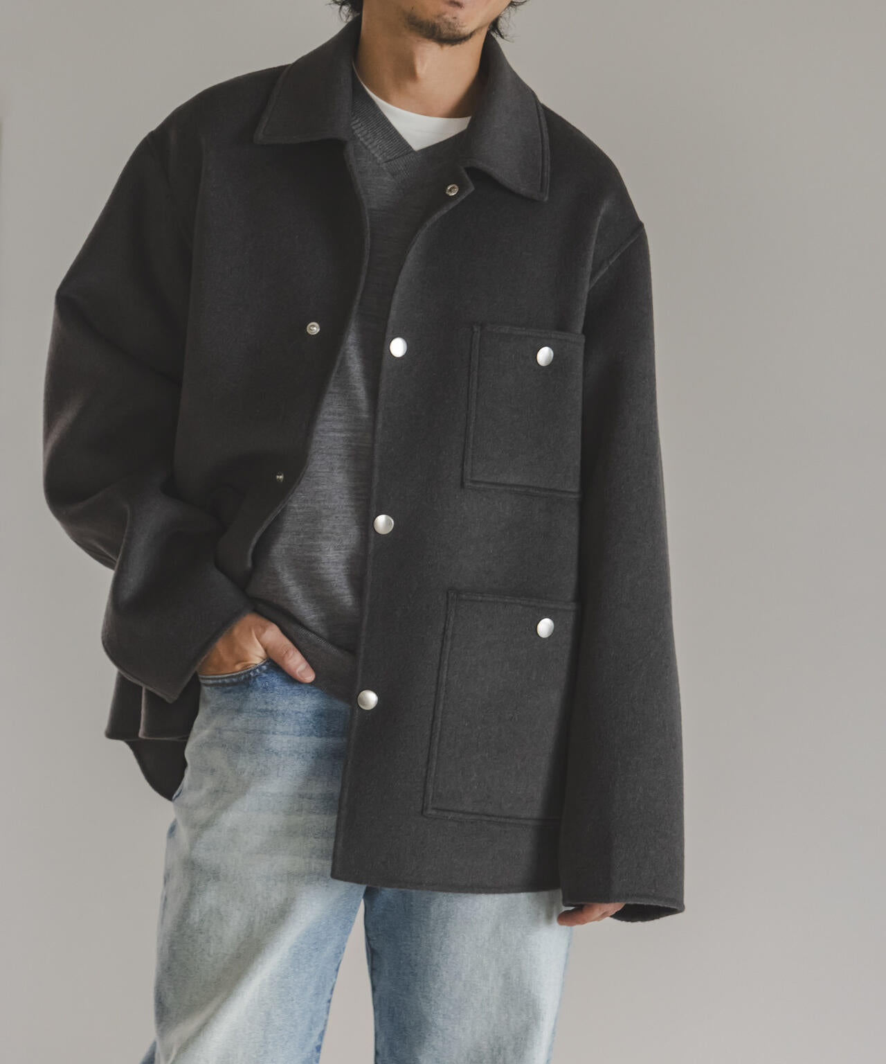 ウールリバーカバーオール | NANO universe（ナノ・ユニバース