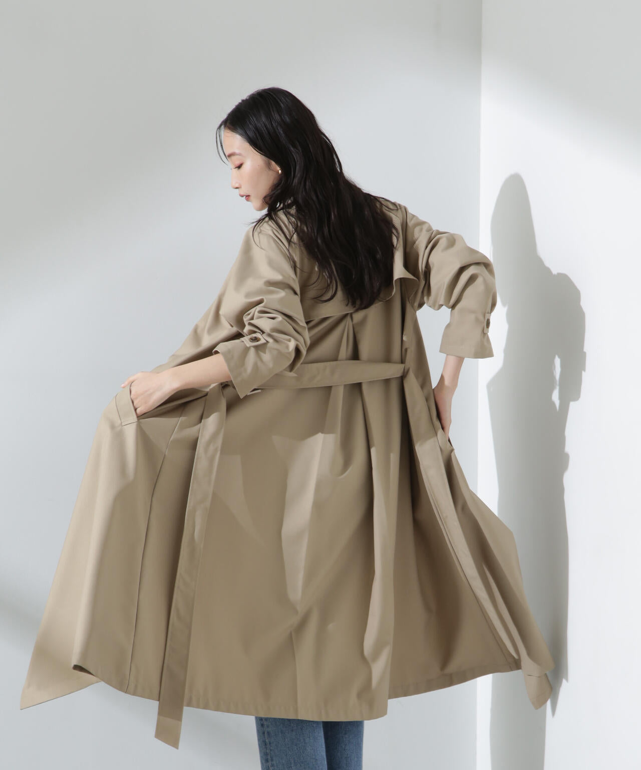 人気シリーズ！春の機能性アウター】撥水＆花粉ガード トレンチコート