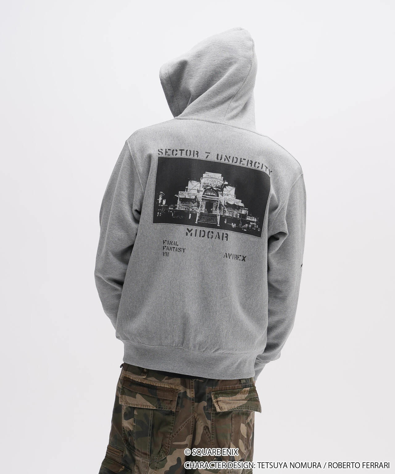 AVIREX × FINAL FANTASY VII REMAKE》ZIP UP HOODIE ”SEVENTH HEAVEN