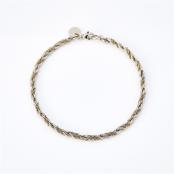 TIFFANY & Co. ツイストチェーン ブレスレット シルバー ゴールド