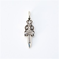 CHROME HEARTS ダブルダガー ペンダントトップ シルバー 925