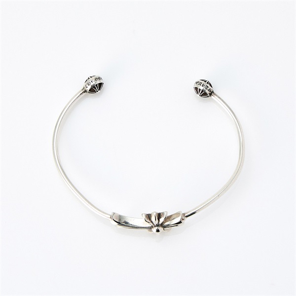 CHROME HEARTS スキニータイニーCHクロス バングル シルバー 925