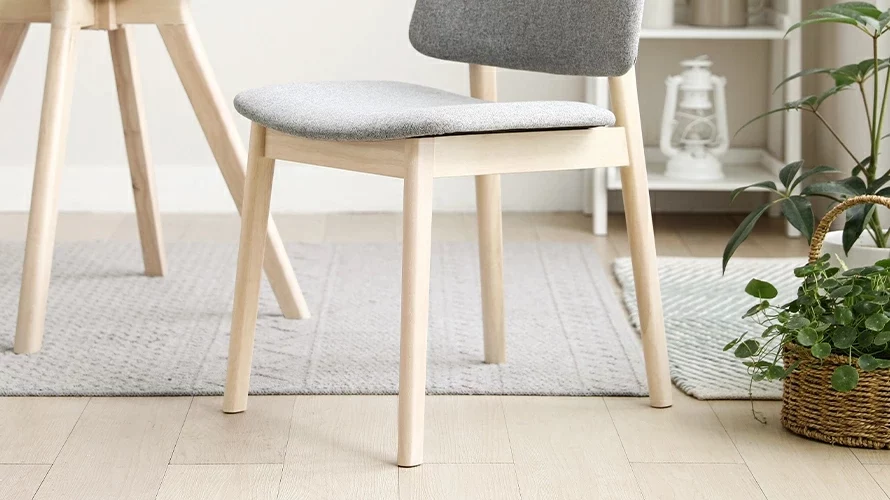 天然ラバーウッド製 ダイニングチェア2脚セット｜モダンデコ公式