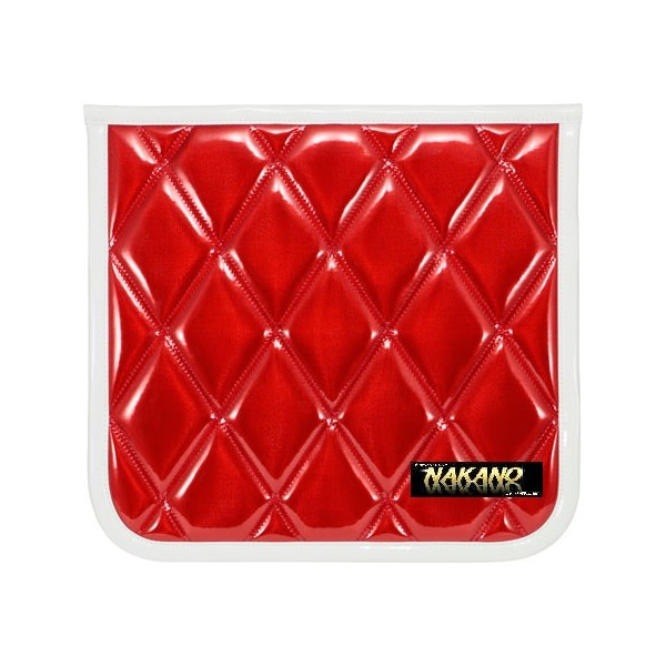 レトロRタイプ泥除け2枚セット430×500 レッド/ホワイトフチ レトロ