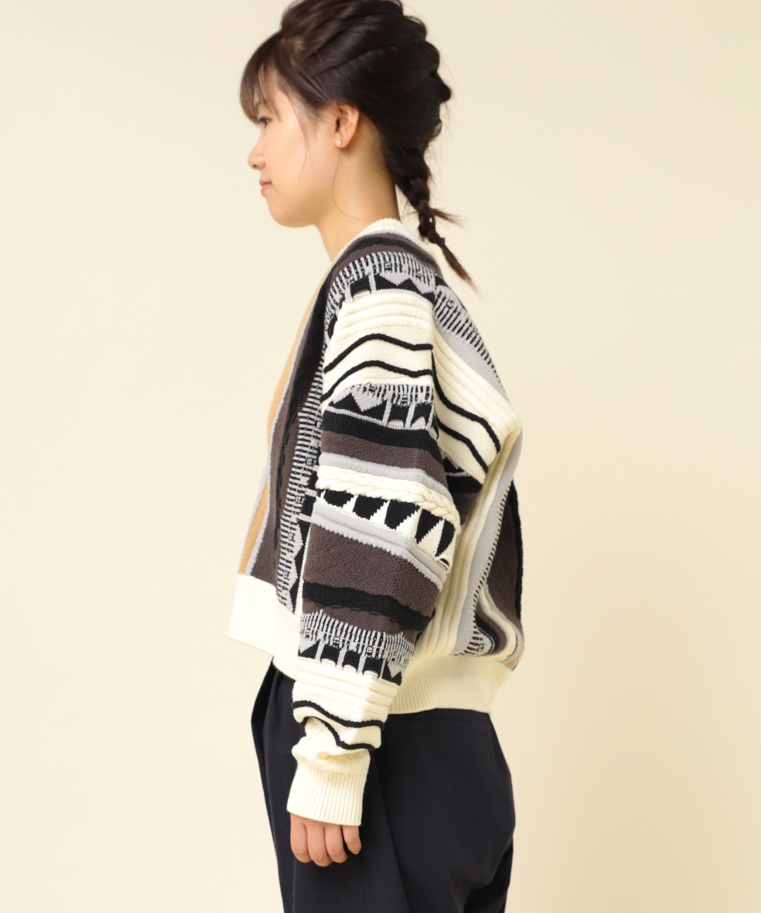 K2695 3Dニットカーディガン(M オフ): トップス - RNA ONLINE STORE