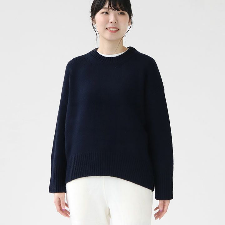 GALERIE VIE(ギャルリー ヴィー) ファインウール クルーネックプル