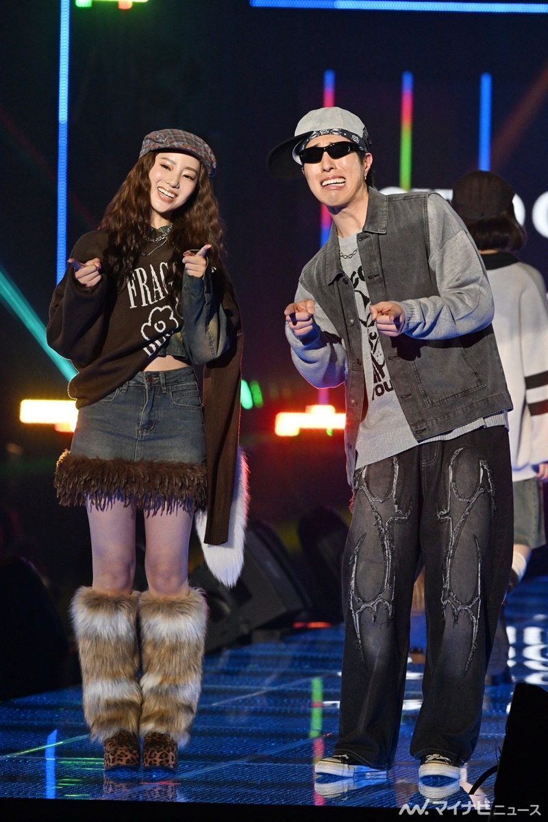 中町綾、美脚際立つ“ギャルバイブス”コーデ 中町JPはサングラス姿で