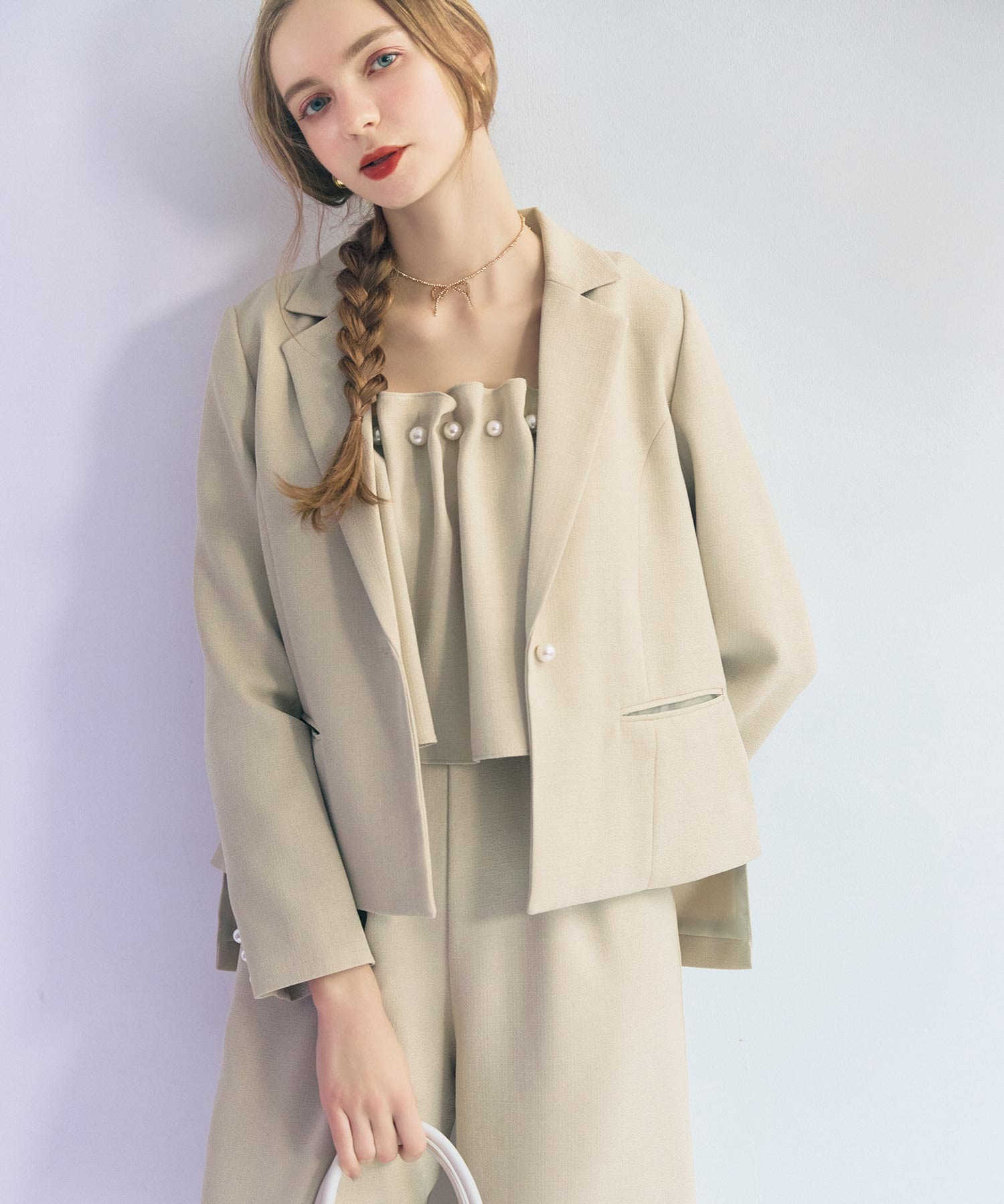 アシメテーラードジャケット | ジャケット | NOELA OFFICIAL WEB STORE