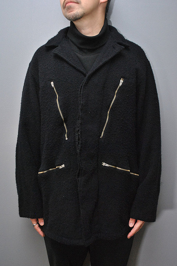 COMOLI 縮絨ウール ミリタリージャケット