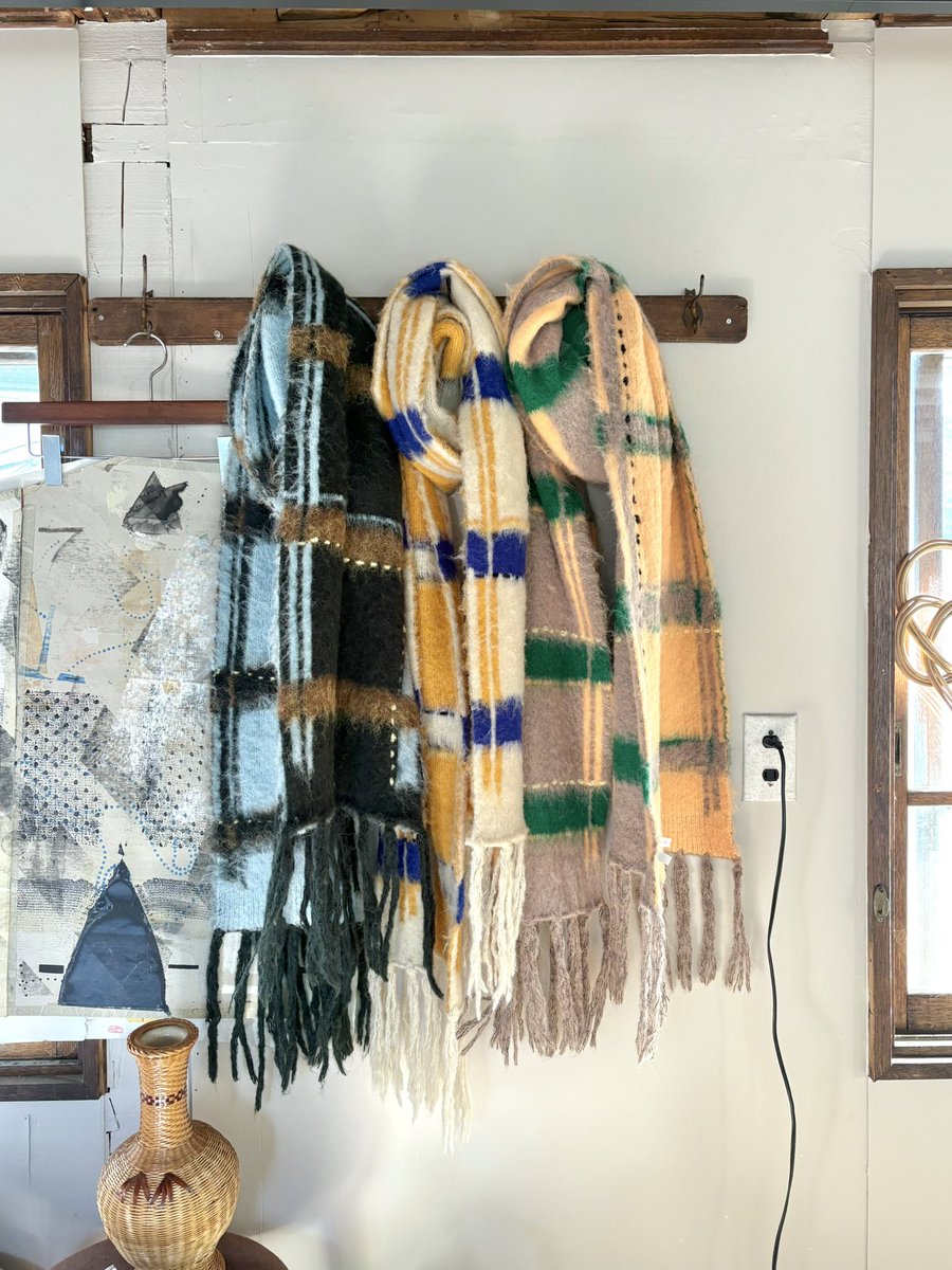 冬×チェック＝最強 PAMMの透明な空気のチェックマフラーが今年も登場し