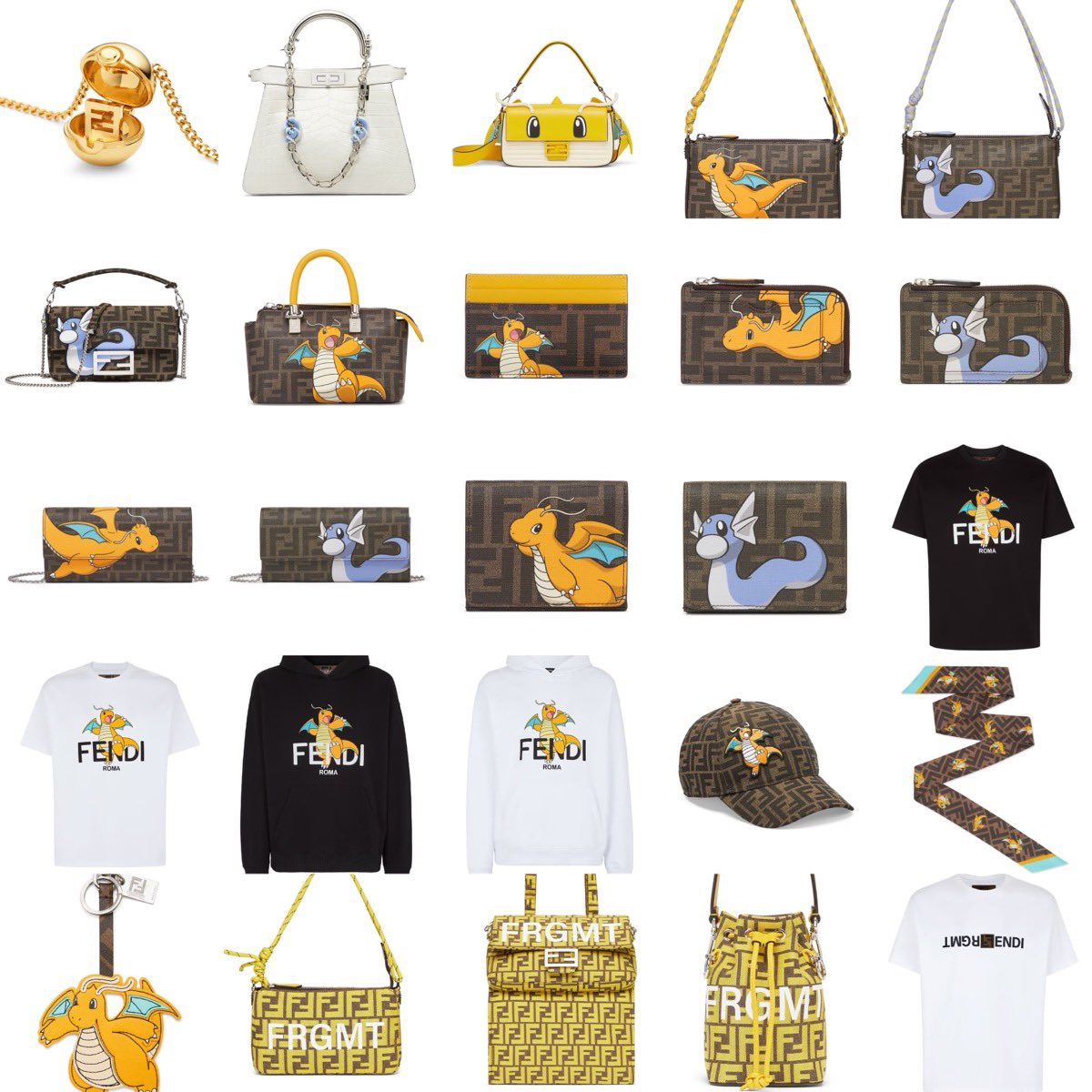 FRAGMENT × POKÉMON × FENDI によるトリプルコラボコレクションが登場