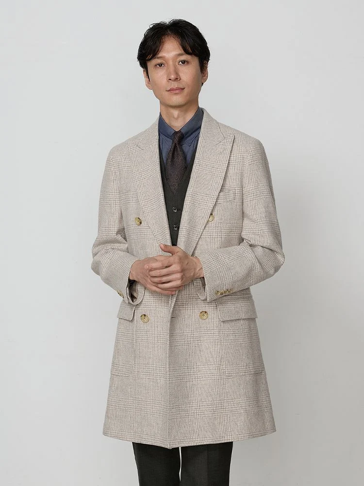 ウール100％ 無染色チェスターコート ベージュ | P.S.FA公式通販