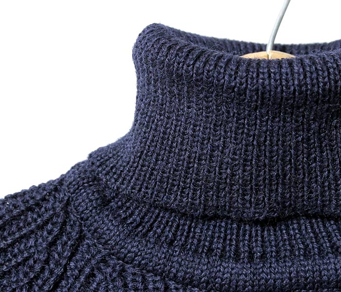 アランクラフト Aran Crafts Ireland ニット リブ編み タートルネック