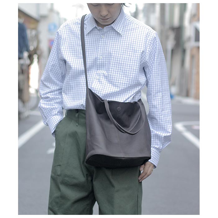 モルフェ Morphee 24SS 新色 ゴートレザー ミディアム トート ダーク