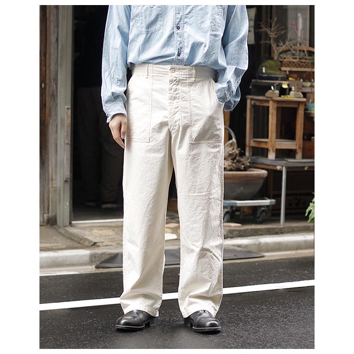 orSlow オアスロウ サマー ファティーグ パンツ エクリュ SUMMER