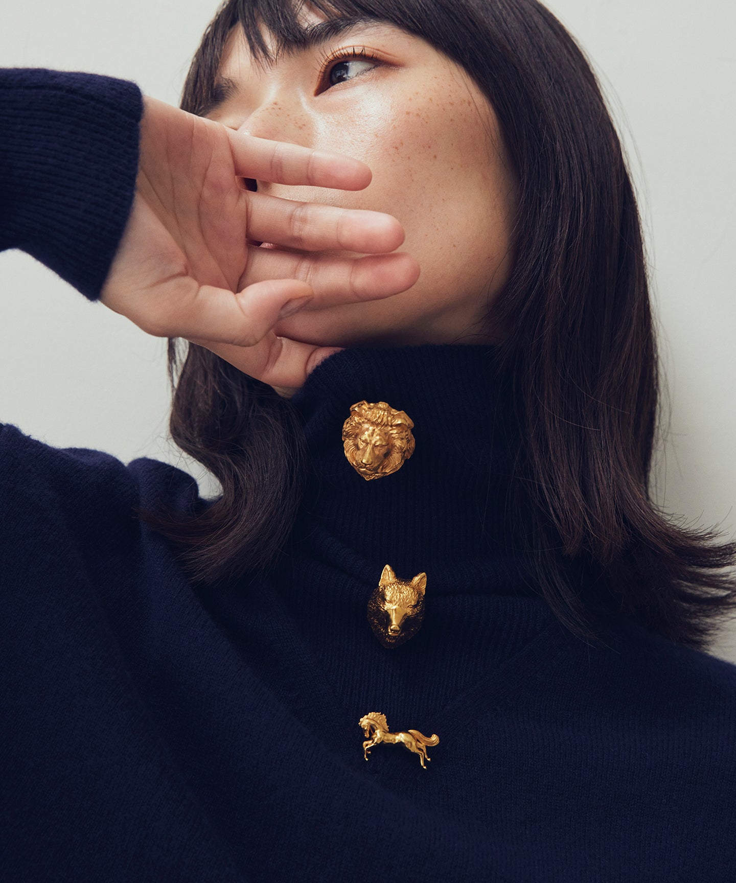 希少・美品Panetta パネッタ アニマルモチーフ ブローチ パンサー