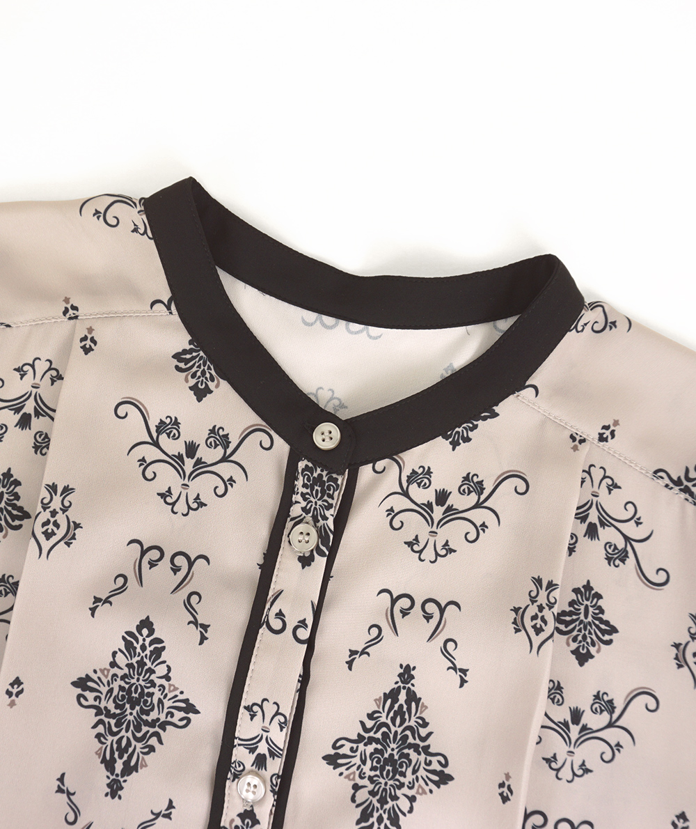 新色追加】ダマスク柄プリントワンピース(ワンピース) | Alphabet's