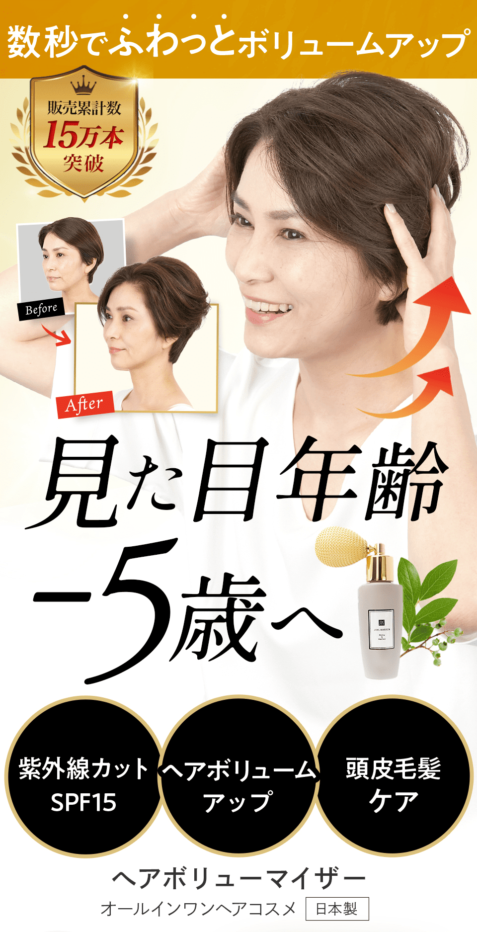 商品詳細 【本体】JOEL WARREN ヘアボリューマイザー 【101】