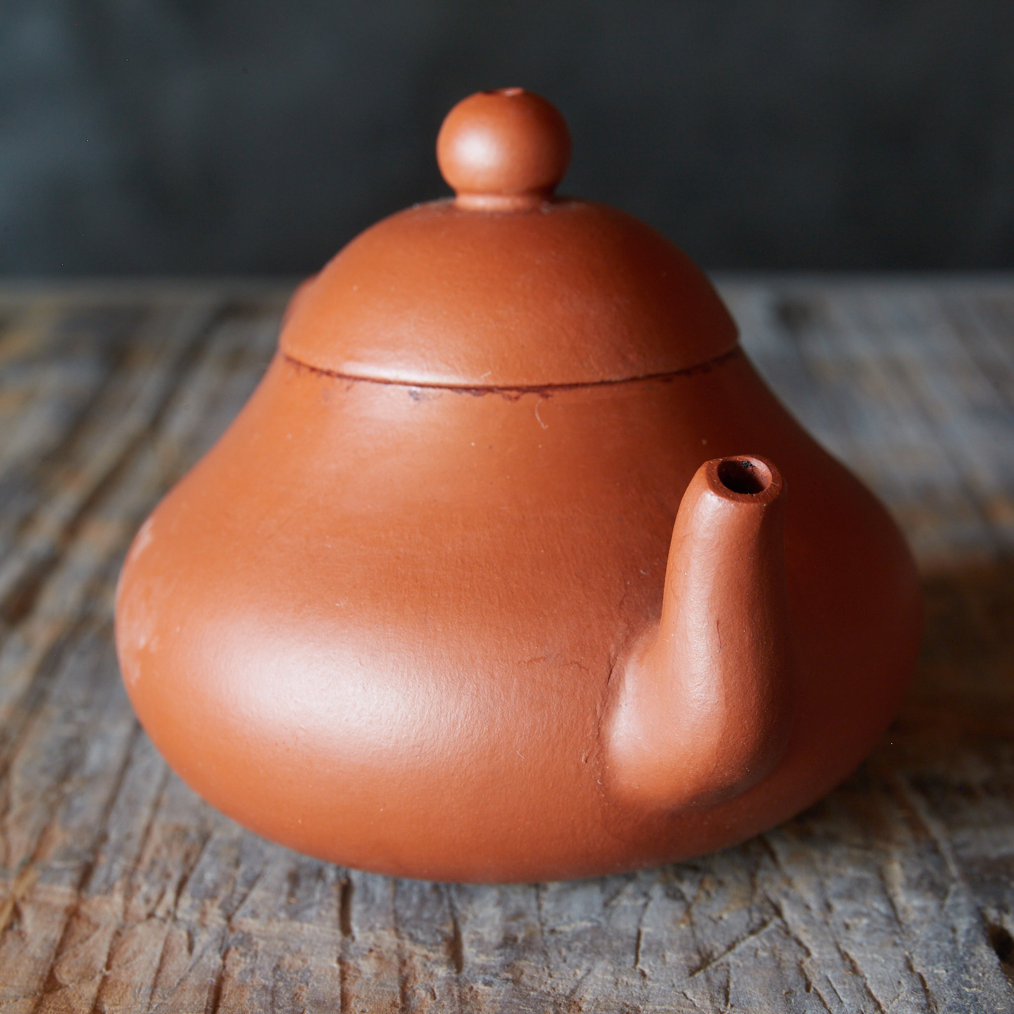 中国美術 三山半落青天外 孟臣製款 紫砂茶壷 朱泥