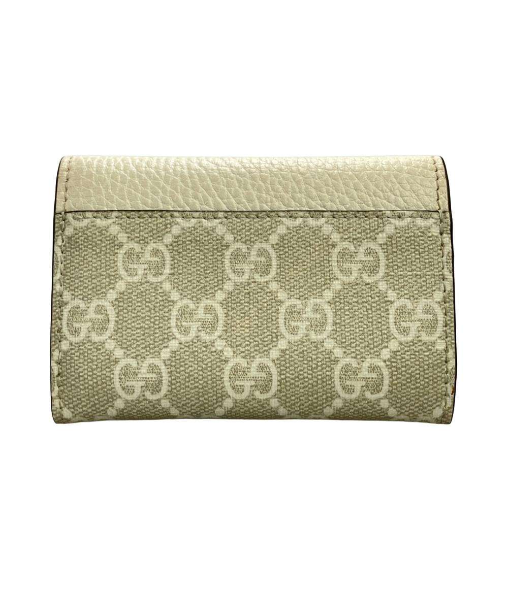 GUCCI カードケース レザー PVC GGマーモント 474748 2067 レディース