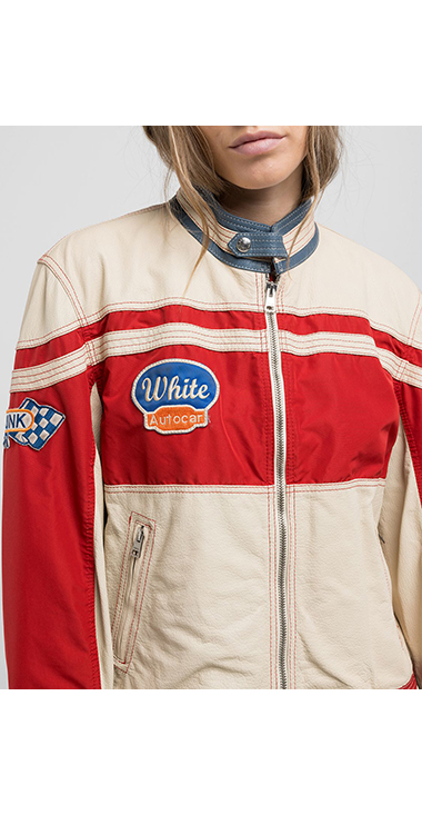 ゴートレザーレーシングジャケット｜REPLAY リプレイ公式通販サイト