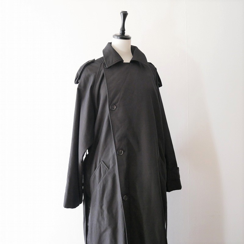 AURALEE WASHED FINX CUPRO TWILL LONG COAT