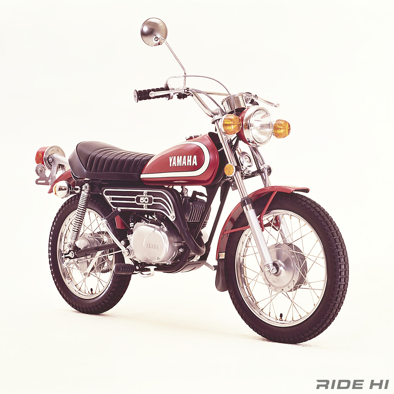 ミニトレの愛称でオフロードスタイルに親しませたヤマハGT50/80