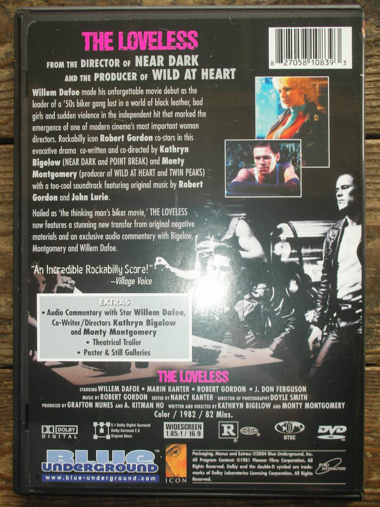 THE LOVELESS DVD/82Mins/2004 Blue Underground,Inc./英語/日本語字幕