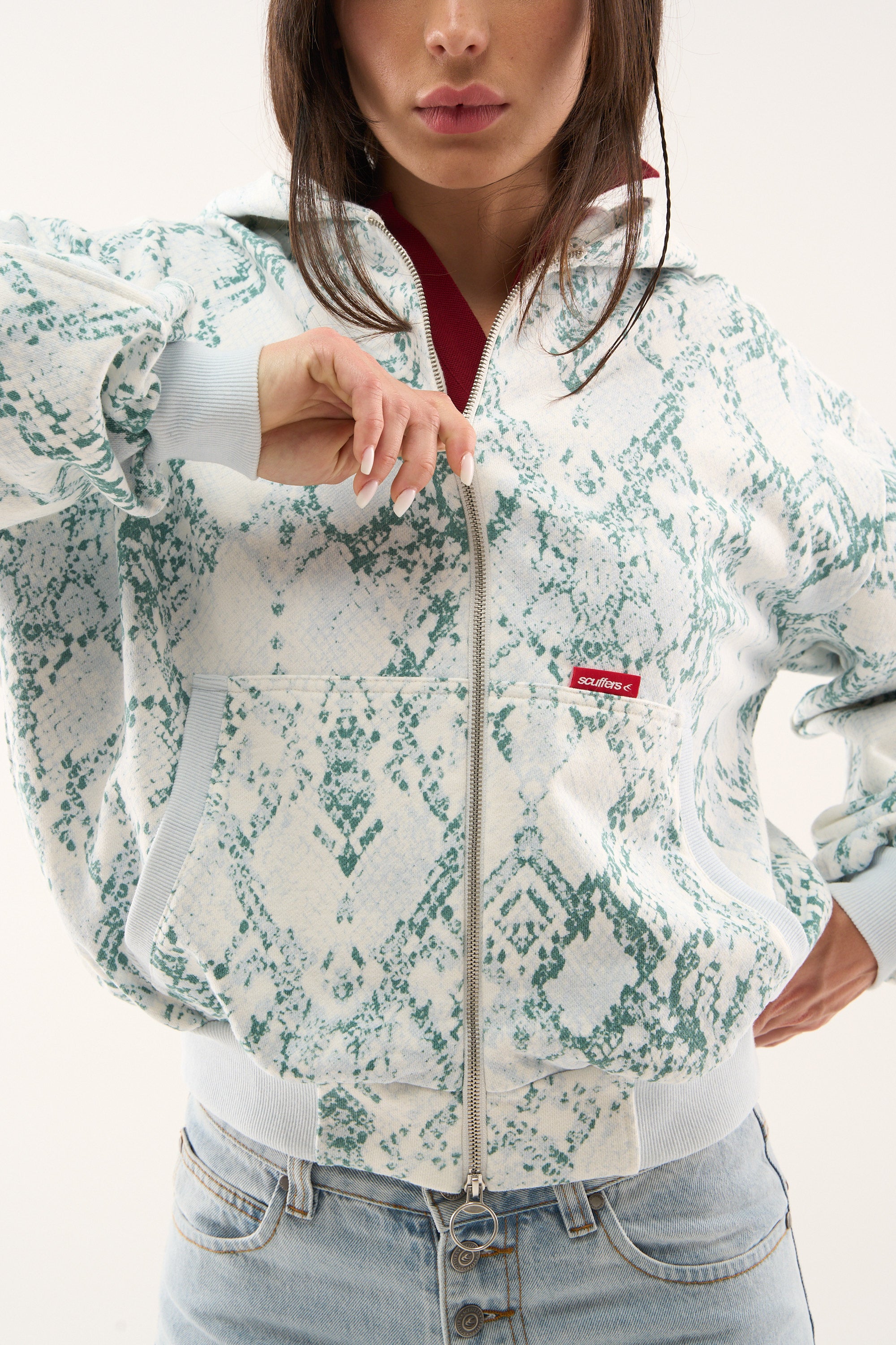 SCFF Blue Snake Zipper – Scuffers