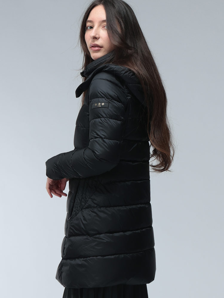 MONCLER (モンクレール) テクニカルナイロン フルジップ ダウンコート