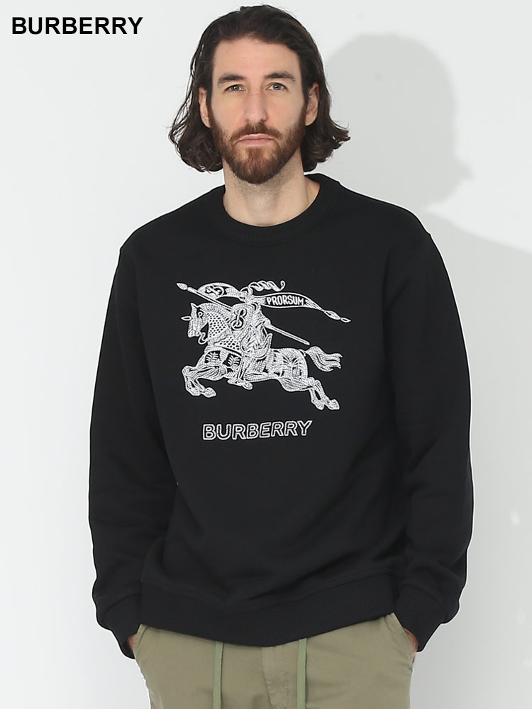 BURBERRY (バーバリー) エンブロイダリー EKD コットン スウェット