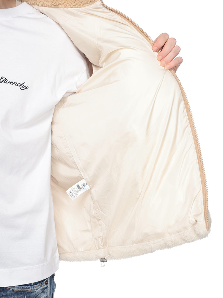 UGG (アグ) スエード×ボア 中綿 スタンドジャケット Emette UGGfluff