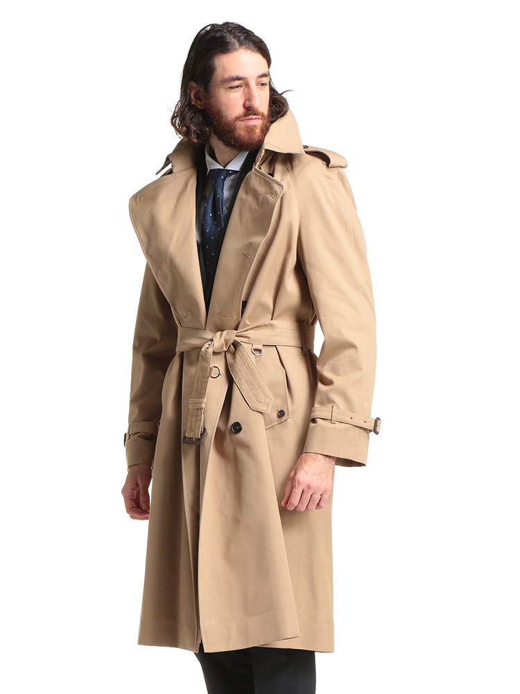 Aquascutum (アクアスキュータム) 無地 裏地チェック ウエストベルト