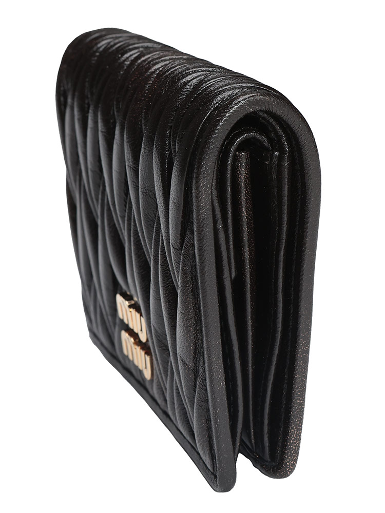 MIU MIU (ミュウミュウ) マテラッセ ヴィンテージ ナッパレザー 財布